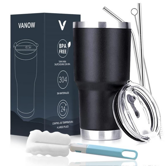 850ml Personalised Tumbler Stainless Steel Vacuum Insulated Coffee Ice Cup
