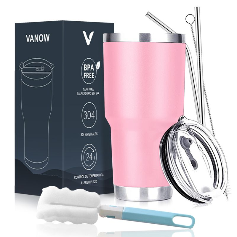 850ml Personalised Tumbler Stainless Steel Vacuum Insulated Coffee Ice Cup